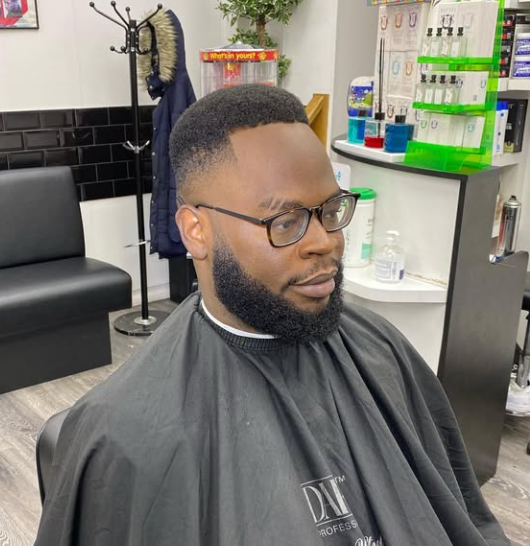 Fresh low fade and shaped beard